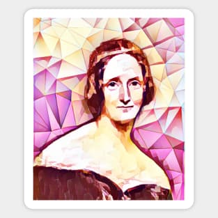 Mary Shelley Pink Portrait | Mary Shelly Artwork 12 Magnet